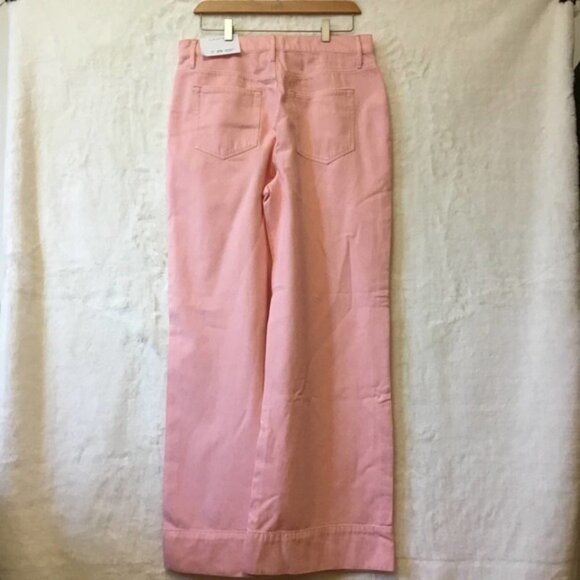 Loft Pink High Waist Palazzo Jeans - Picture 5 of 12